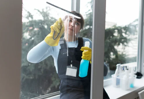 Nettoyage de vitres intérieures et extérieures à Cherré-Au
